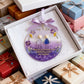 💜Timeless Bonds Sea Glass Christmas Ornament🌊✨Shaped by Nature & Crafted by Hand💝