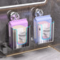 Clear Suction Cup Tissue Box Holder
