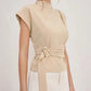 Women’s Elegant Mock Neck Top