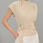 Women’s Elegant Mock Neck Top