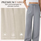 Solid Color Drawstring Casual Pants