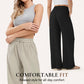 Solid Color Drawstring Casual Pants