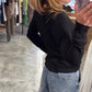 Slim-Fit Button Long-Sleeve Top