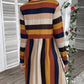Casual Print Long Sleeve Dress