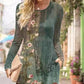 Casual Print Long Sleeve Dress