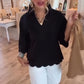 Women's Solid-Color Casual Top