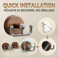 Multi-Functional Wood Grain Suction Cup Hook