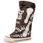 💗LAST DAY PROMOTION -50%OFF💗Women's Retro Flat Slouch Mid-Calf Canvas Boots