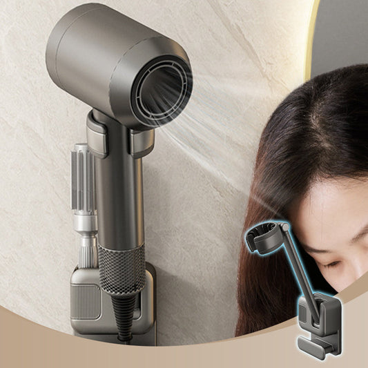 Hair Dryer Wall Mount with Cord Organizer🔥