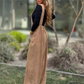 Women’s Fashion Solid Color Wide Leg Dungarees