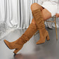 🔥LAST DAY PROMOTION - 50%OFF🔥Women’s Stylish Solid Color High Heel Boots