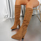 🔥LAST DAY PROMOTION - 50%OFF🔥Women’s Stylish Solid Color High Heel Boots