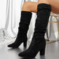 🔥LAST DAY PROMOTION - 50%OFF🔥Women’s Stylish Solid Color High Heel Boots