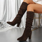 🔥LAST DAY PROMOTION - 50%OFF🔥Women’s Stylish Solid Color High Heel Boots