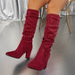 🔥LAST DAY PROMOTION - 50%OFF🔥Women’s Stylish Solid Color High Heel Boots