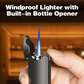 Windproof Lighter with Built-in Bottle Opener🔥