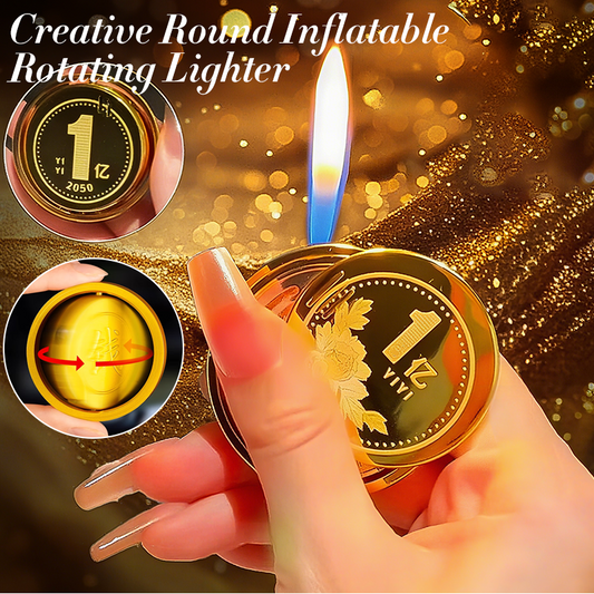Creative Round Inflatable Rotating Lighter