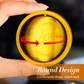 Creative Round Inflatable Rotating Lighter