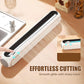 Magnetic Plastic Wrap Dispenser With Slide Cutter