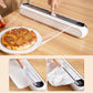 Magnetic Plastic Wrap Dispenser With Slide Cutter