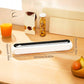 Magnetic Plastic Wrap Dispenser With Slide Cutter