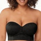 Plus Size Strapless Bra with Lift Support