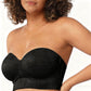 Plus Size Strapless Bra with Lift Support